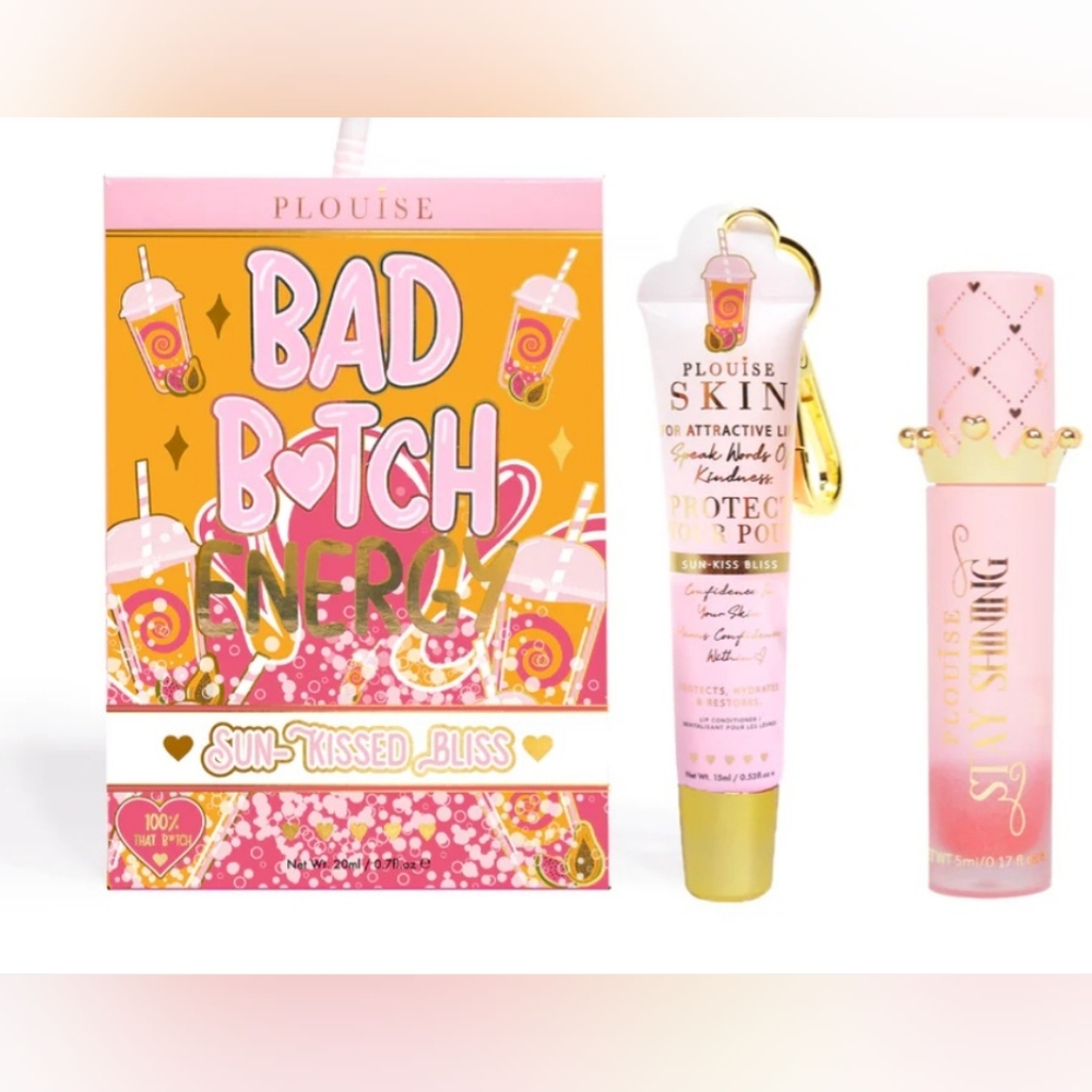 P.Louise Protect Your Pout Duo .Brand New SUNKISSED BLISS🍊